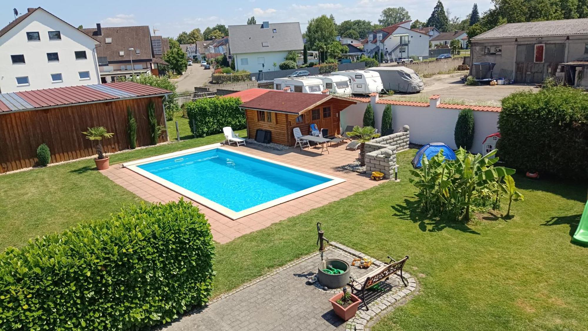 Ferienwohnungen Zur Elz - Traumhafte 160 Qm Wohnung Mit Pool Und Garten Naehe Des Europaparks Kappel-Grafenhausen Εξωτερικό φωτογραφία